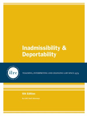 cover image of Inadmissibility and Deportability - 6th Edition 2021